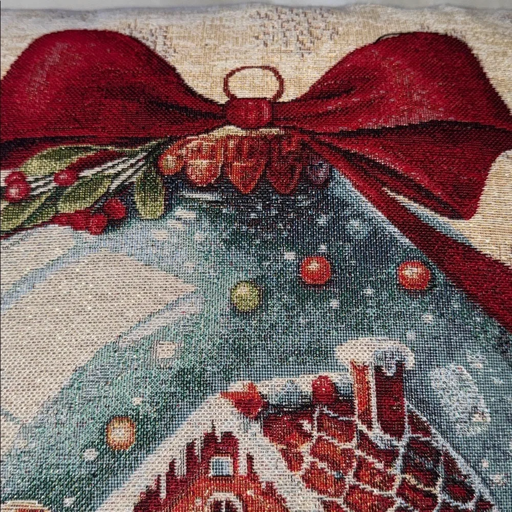 Caldeira Crosstitch Christmas stitched pillows Viral Vintage 🎅🏻